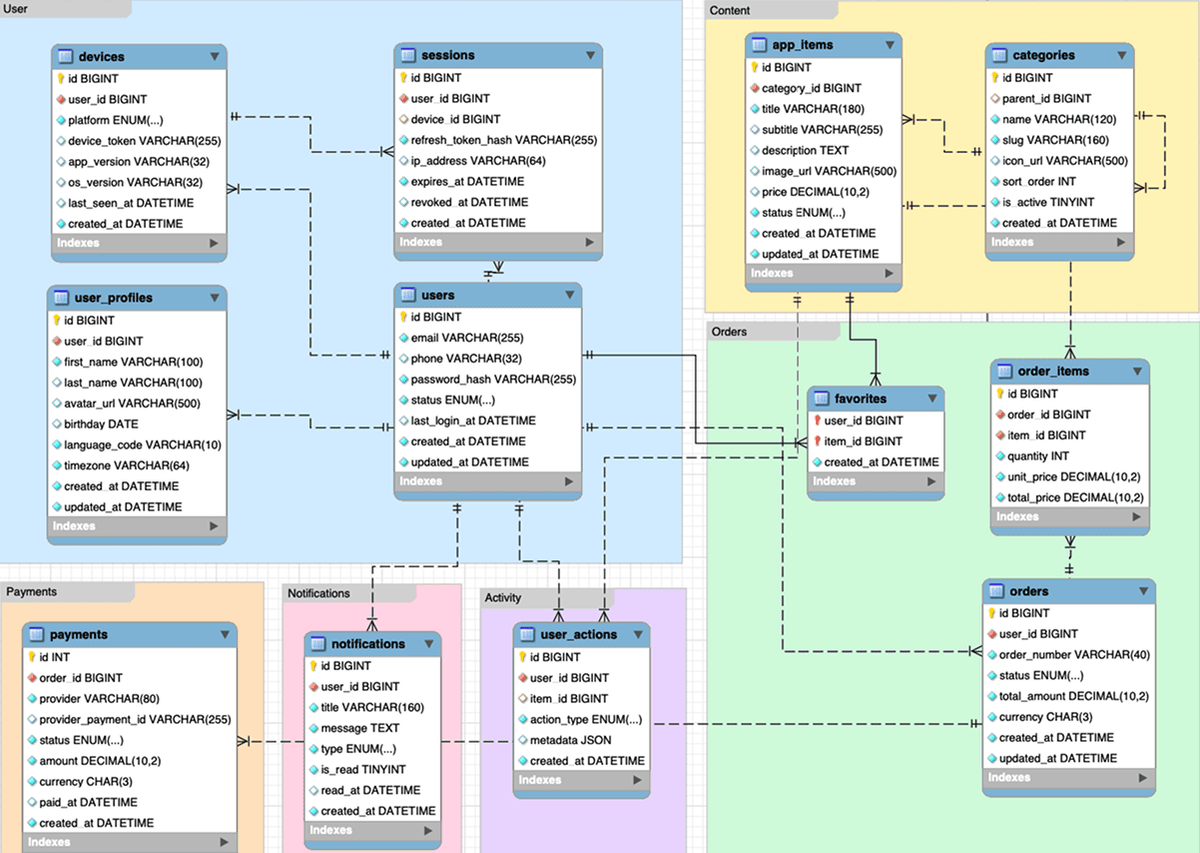 Database architecture