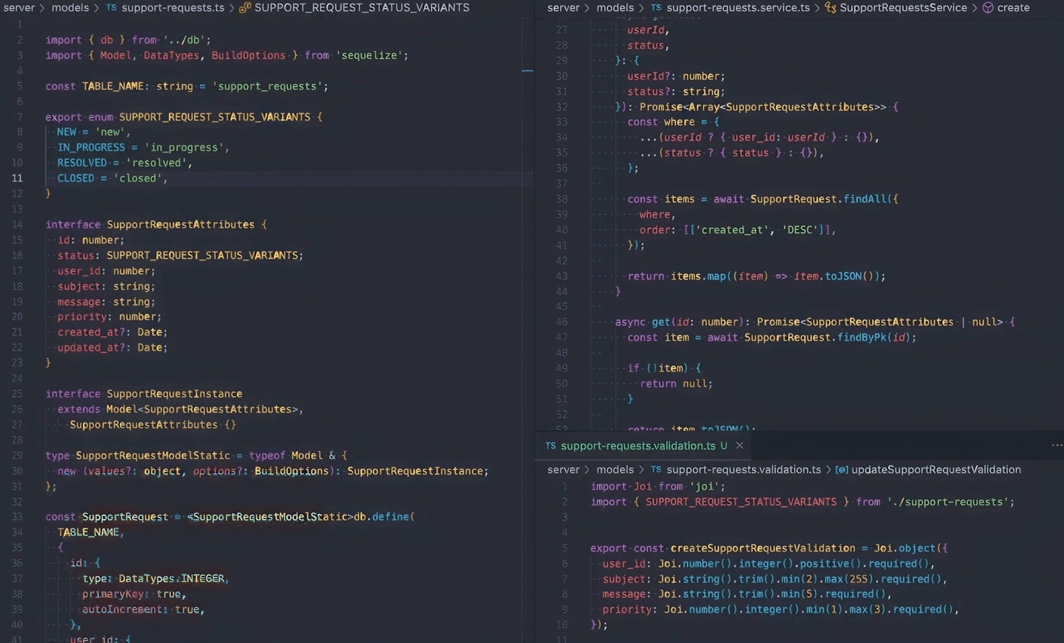 Server part (backend)